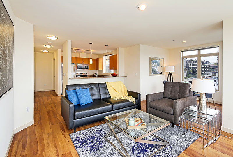 Open Concept Layouts At Westwater Apartments in Kirkland, WA